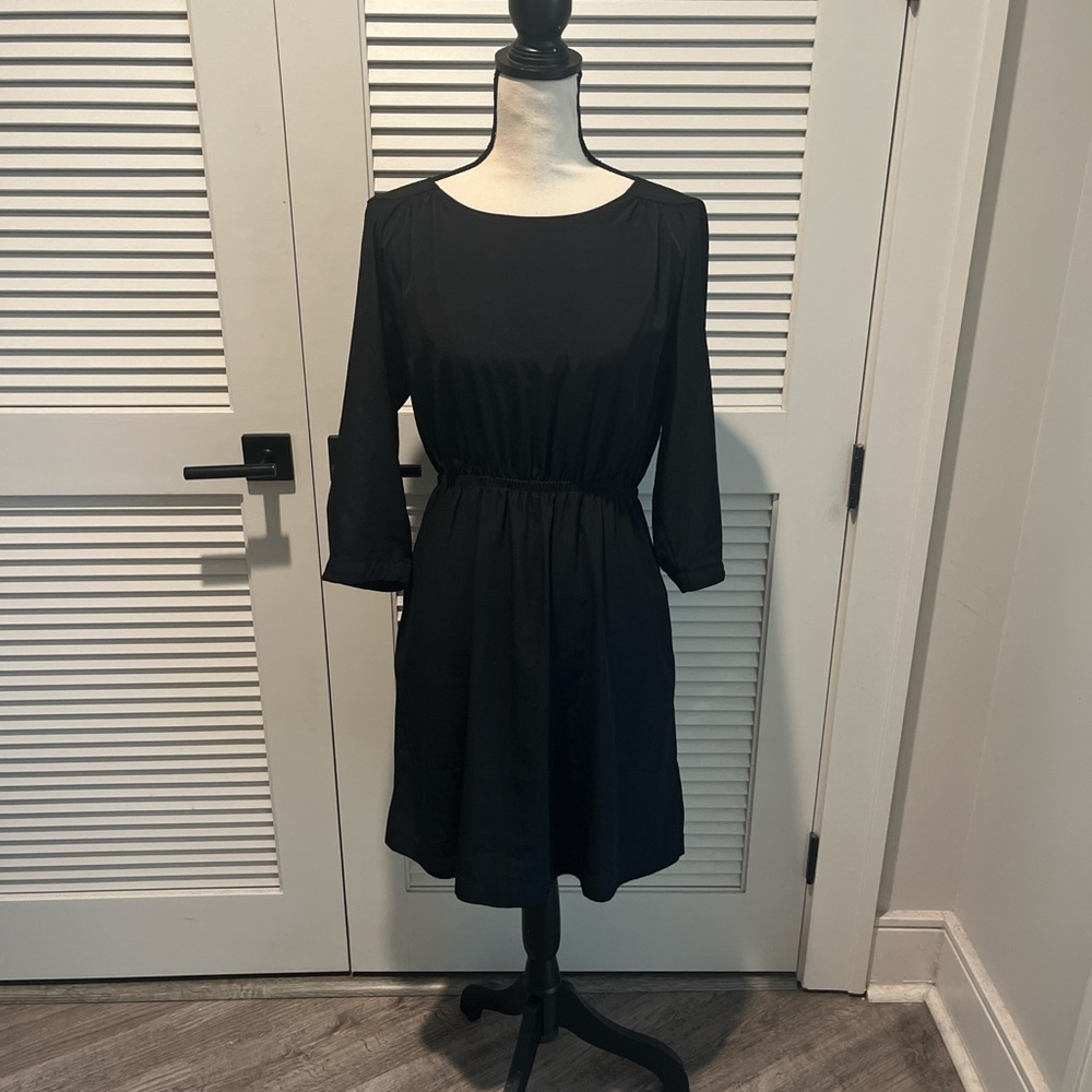 GAP Black Long Sleeve Dress